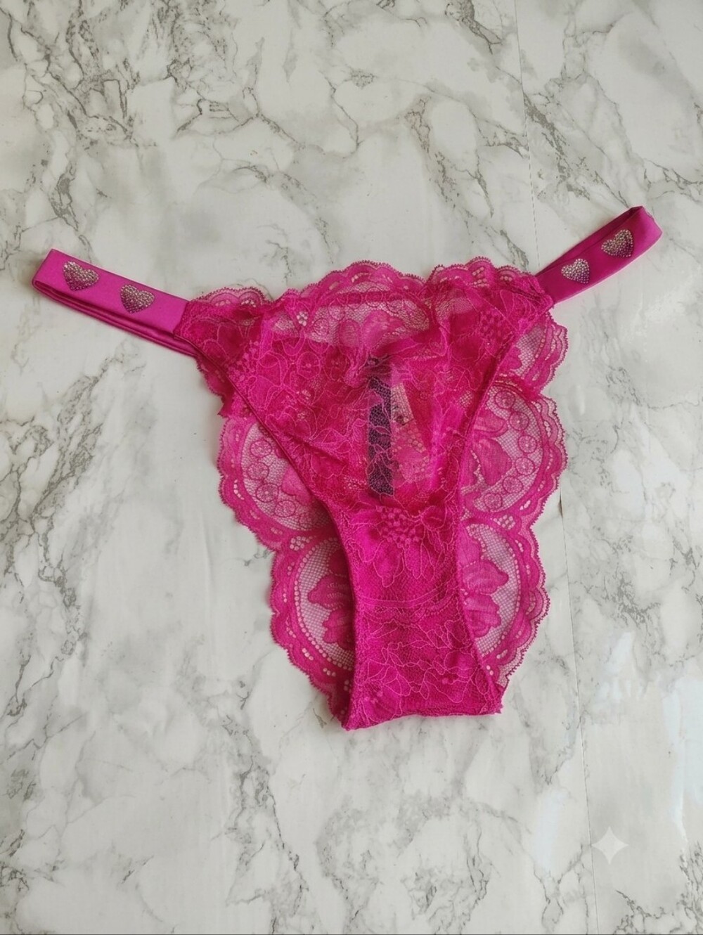Victoria’s Secret Very Sexy Bombshell Shine Strap Brazilian Panty, Size XL